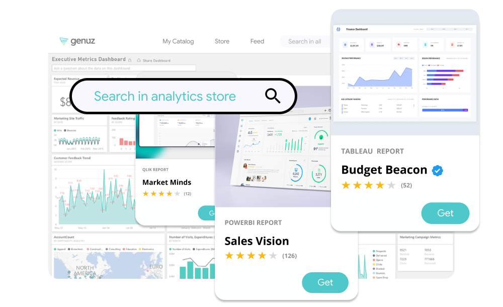 Genuz Feature - Analytics Catalog screenshot